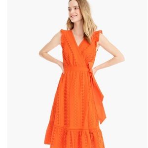 J CREW EYELET DRESS